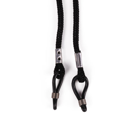 Brillenkoordje zwart 12 dlg – Materiaal Nylon, Lengte 68 cm, 68 cm, verstelbaar