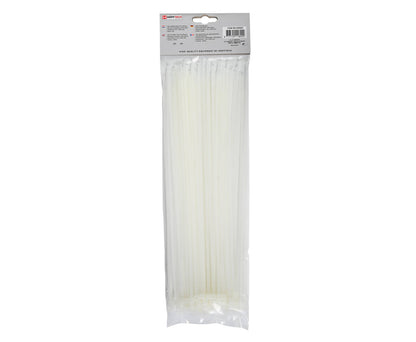 Kabelbinders 3.6x300mm, 100 Wit - Ideaal voor Kabelbeheer