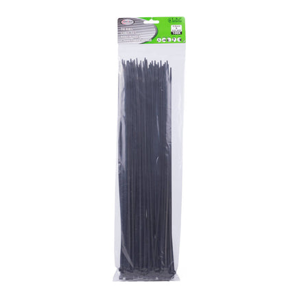 Tie-Wraps 4.8x430mm Zwart, 100 Stuks, Voor Kabelbeheer & DIY Projecten