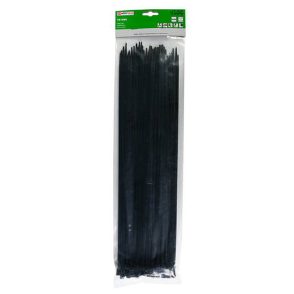 Tie-Wraps 4.8x430mm Zwart, 100 Stuks, Voor Kabelbeheer & DIY Projecten