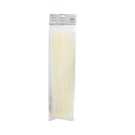 Kabelbinders 4,8x430 mm Wit - 100 stuks, bundelen en bevestigen.