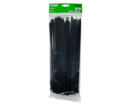 Zwarte Kabelbinders 7.8x300mm, 50 stuks - Organiseer Kabels Efficiënt