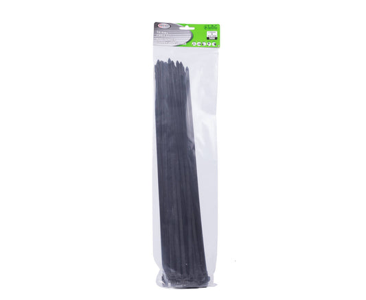 50 Zwarte Kabelbinders 7,8x450mm - Ideaal Voor Kabelorganisatie