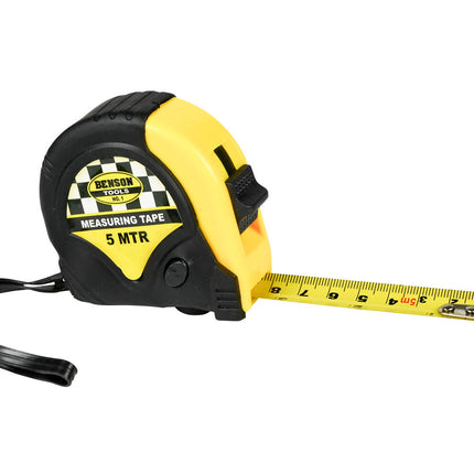 Rubberen Rolbandmaat 5m x 19mm voor Precieze Metingen en Klussen