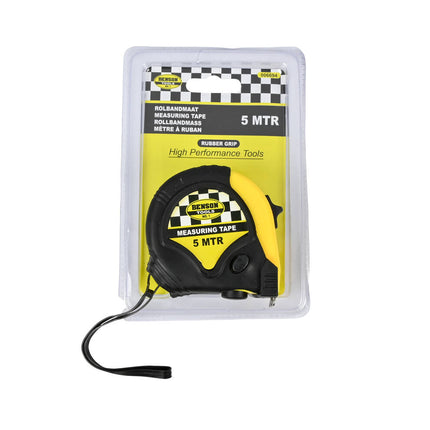 Rubberen Rolbandmaat 5m x 19mm voor Precieze Metingen en Klussen