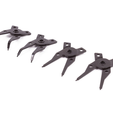 Borgveertang 4 dlg met 4 inserts, ideaal voor ringen aan- en afzetten.