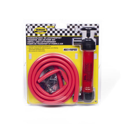 Lucht- en Vloeistofpomp Set: Snel vloeistoffen overpompen, banden oppompen.