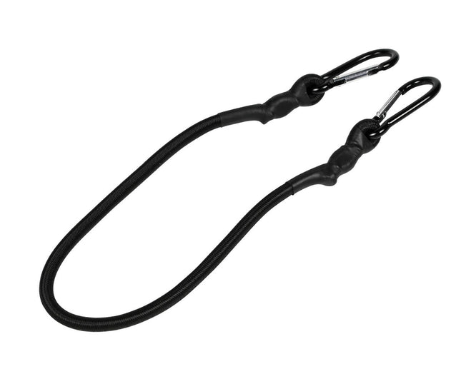 Elastiek 60cm + Karabijnhaak, Uitrekbaar tot 1030cm, Ideaal voor Kamperen