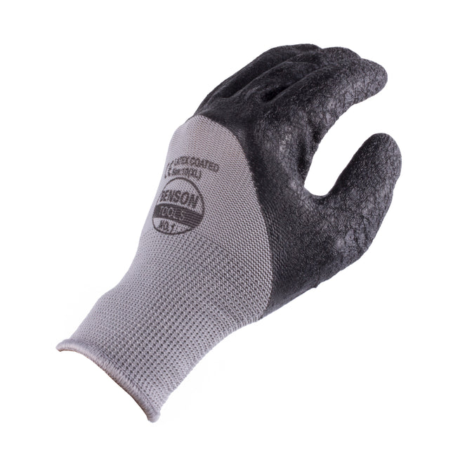 Werkhandschoen PU flex grijs rib maat 9 (L) – Materiaal polyamide met PU coating