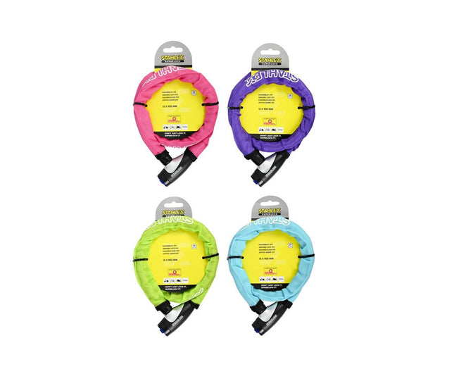 Gehard Stalen Pantserslot 15x900mm, Inclusief 3 Sleutels en Beschermhoes