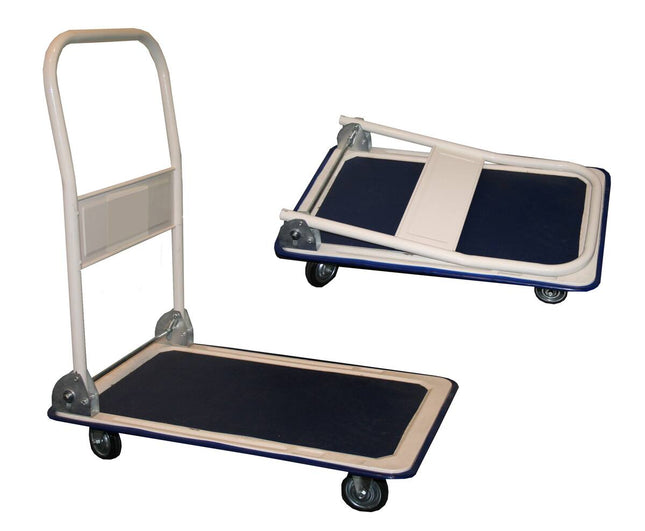 Opklapbare Transportwagen 150 KG, 72x47cm, Staal, Anti-slip, Handvat