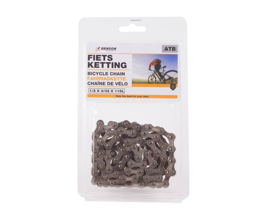 ATB Fietsketting 1/2 x 3/32 x 116L - Perfect voor Mountainbiken