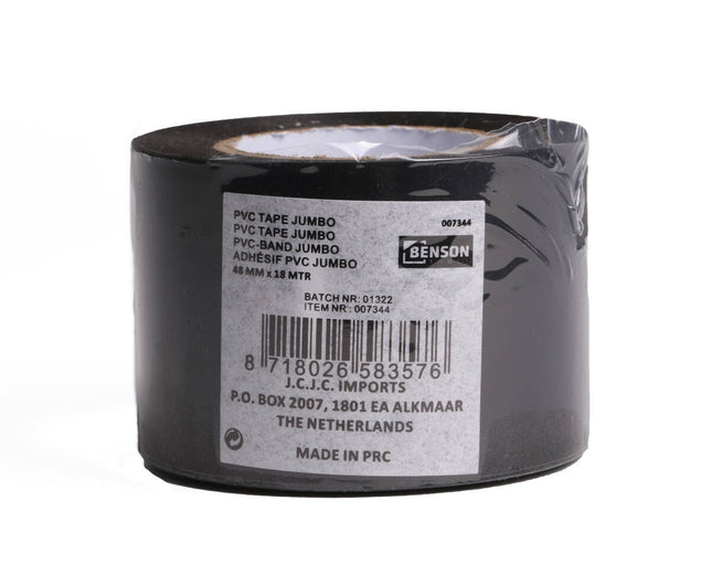 PVC Tape 48mm x 18m, ideaal voor verzegelen en bundelen.