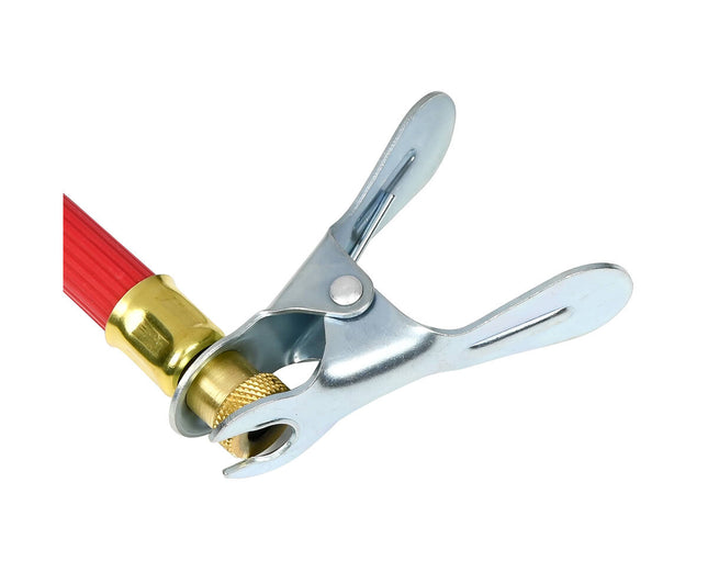 Fietspompslang 160 PSI Rood, 60cm, Presta/Schrader, voor race/MTB.