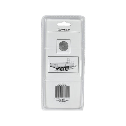 Ronde Witte Reflectoren 60mm - Set van 2, E-keur, Voor Voertuigen
