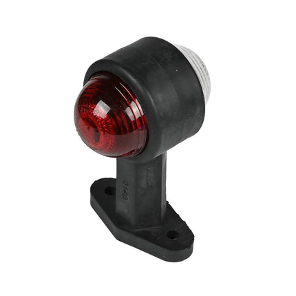 Breedtelamp 125mm Rood/Wit 12V E-Keur, Ideaal voor Aanhangers