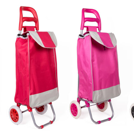 Boodschappentrolley 96 x 34 x 21 cm fun color – Inhoud 40 liter, Afmeting 96 x 34 x 21 cm