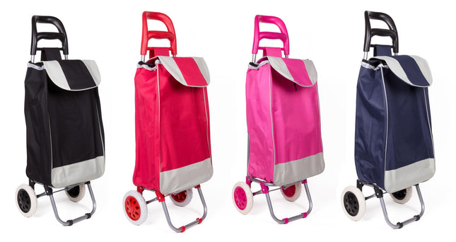Boodschappentrolley 96 x 34 x 21 cm fun color – Inhoud 40 liter, Afmeting 96 x 34 x 21 cm