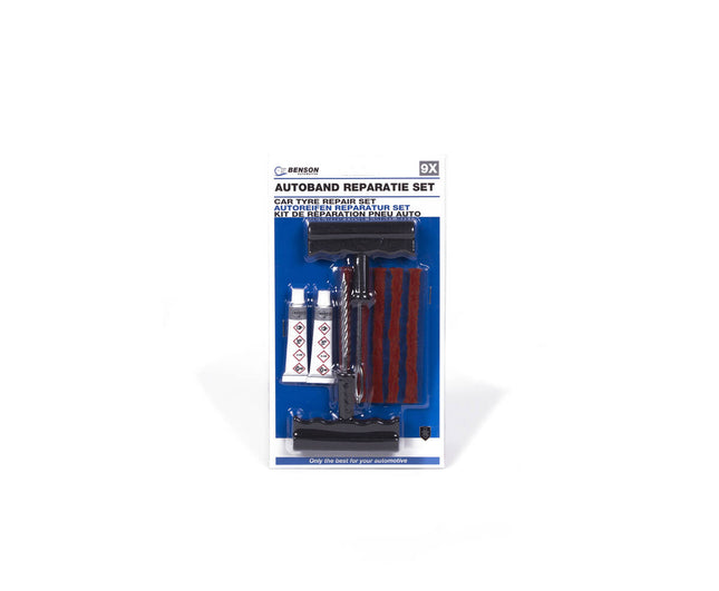 Autoband Reparatie Set 9 dlg - Voor snelle tubeless bandherstel onderweg
