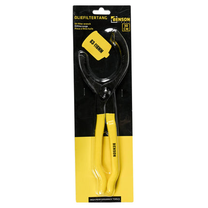 Oliefiltertang 12" - Verstelbaar 63-116mm, sterke grip, ideaal voor DIY.