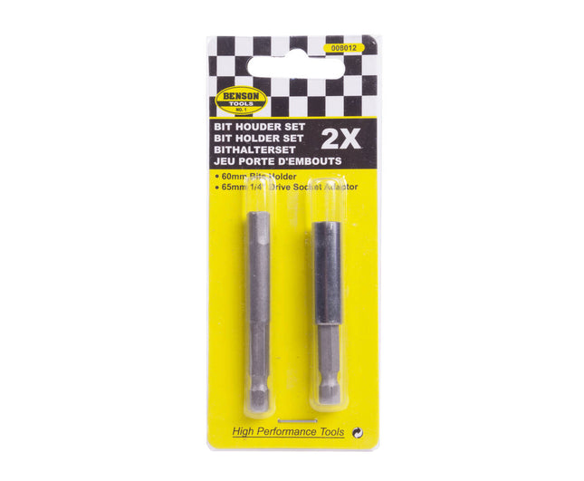 Bit Houder Set 60/65mm 2dlg - Voor Precisie en Moeilijke Ruimtes