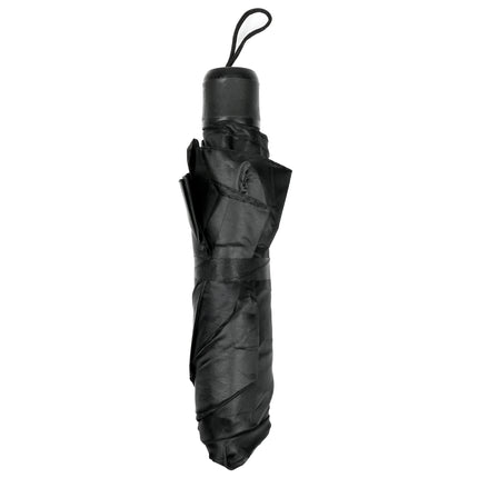 Paraplu mini zwart – Doorsnede uitgeklapt 93 cm, Hoogte uitgeklapt 55 cm, 93 cm