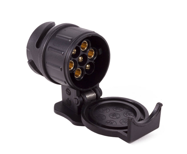 Stekker Verloop 13-7 Polig, Compact, Voor Aanhangers en Caravans