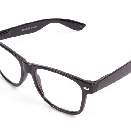 Leesbril fashion black mix – Glasmaat hoogte 43 mm, breedte 54 mm, 146 mm, 43 mm