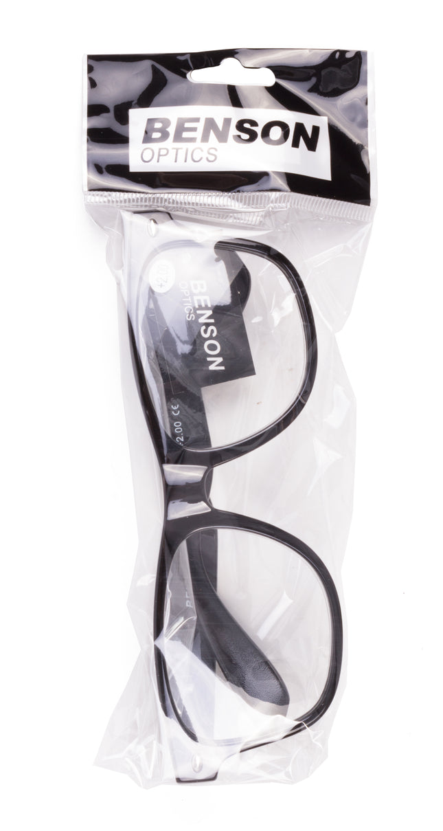 Leesbril fashion black mix – Glasmaat hoogte 43 mm, breedte 54 mm, 146 mm, 43 mm