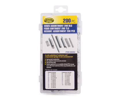 Veren Set 200 dlg - Assortiment Trek- en Drukveren voor Diverse Klussen