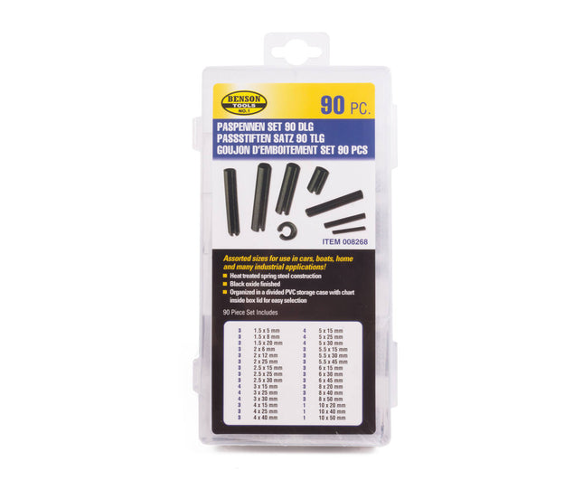 Paspennen Set 90 dlg - 50 maten, ideaal voor metaalbewerking.