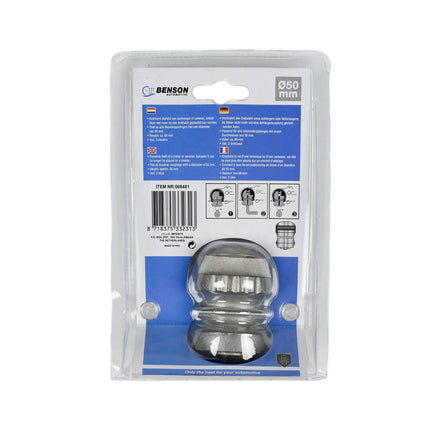 Disselslot 50 mm: Beveiliging caravan/aanhanger met 2 sleutels