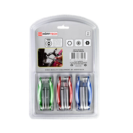 Inbus + Torx Sleutelset 24 dlg - Voor Fiets- en Meubelreparaties