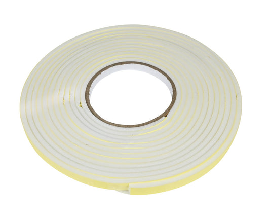 Tochtband Foam 9x5mm Wit 5.5m - Tochtvrij Ramen & Deuren