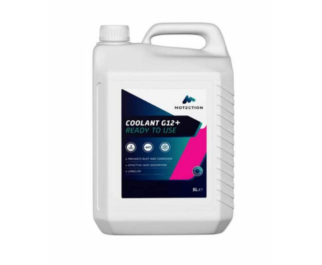 Koelvloeistof G12+ Lilac 5L -40°C, beschermd tegen roest en corrosie.