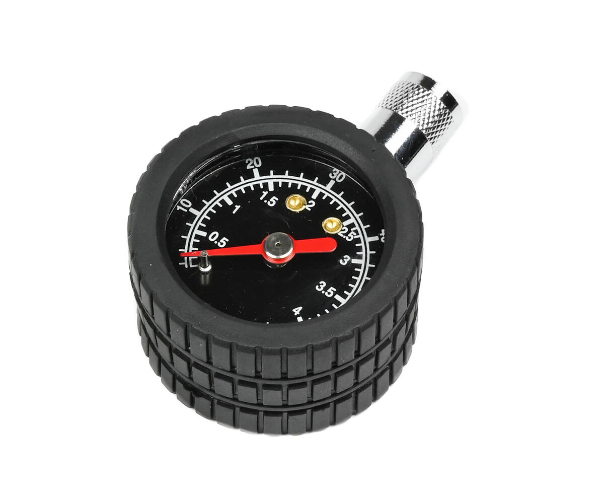 Bandenspanningsmeter 0-60 PSI/0-4 BAR, ideaal voor auto's en fietsen