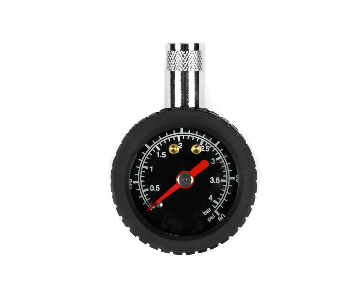 Bandenspanningsmeter 0-60 PSI/0-4 BAR, ideaal voor auto's en fietsen