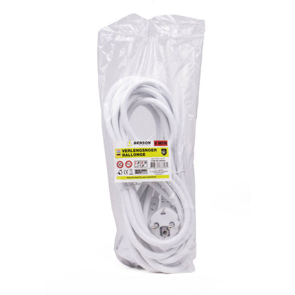 Verlengsnoer 5m 3G1.5MM² A-pin, 16A/250V, max 3500W, FR/BE gebruik