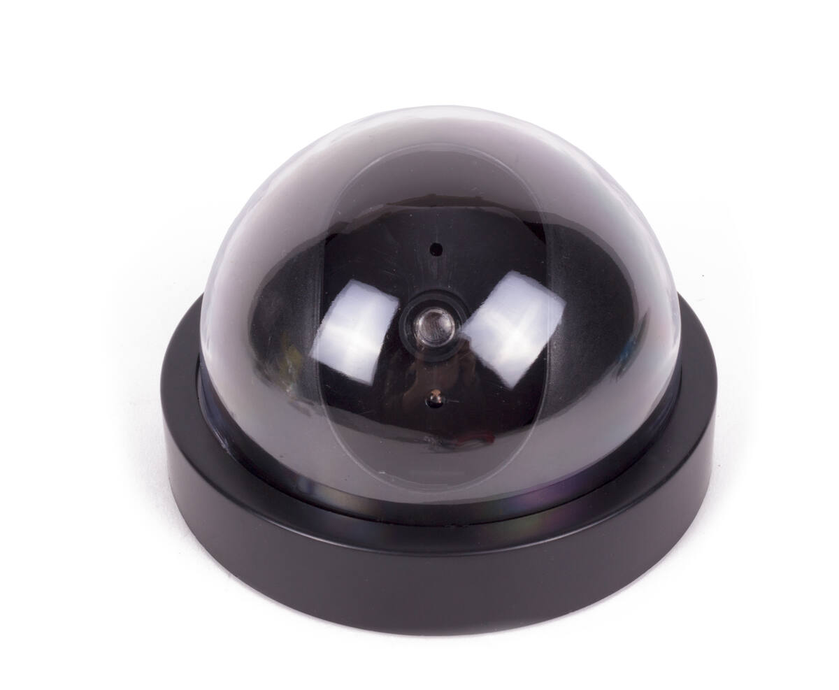 Realistische Dummy Camera met LED, Voor Binnen/Buiten, Werkt op 2x AA.