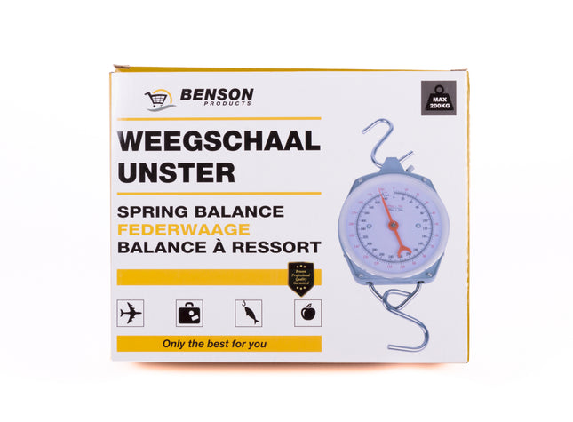 Unster weegschaal 200 kg – Afmetingen (behuizing) 240 x 170 x 45 mm, 7mm, 100mm