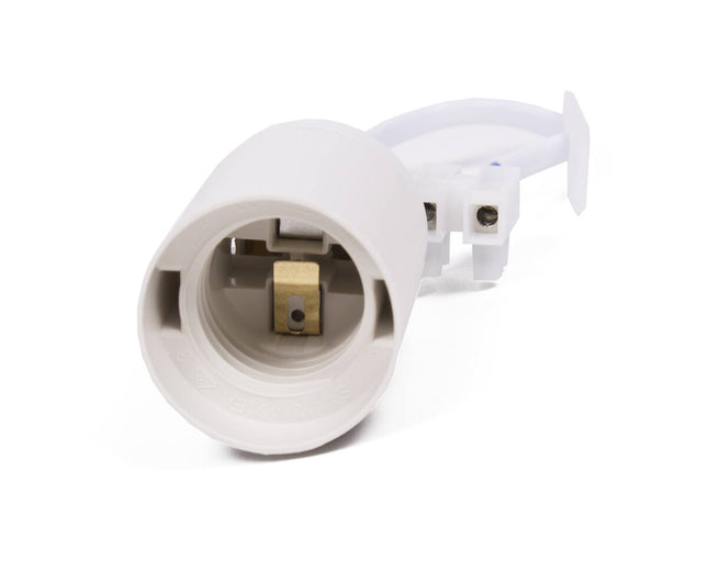 E27 Verhuisfitting Wit: Incl. Kabel & Ophangoog, Voor Snel Licht