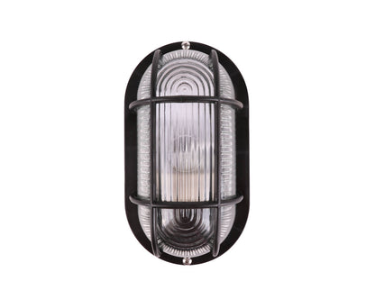 Bulleye Ovale Lamp Zwart - Modern Design, Ideaal voor Woonkamers
