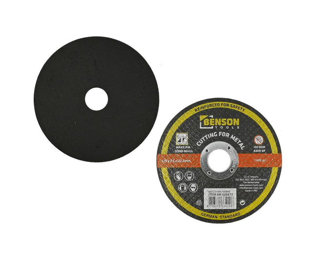 Doorslijpschijf Metaal ø125x2.5x22.2 mm - Set van 5 voor Metaalbewerking