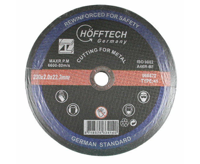 Doorslijpschijf Metaal ø230x2.0x22.2mm - Perfect voor Staal Snijden