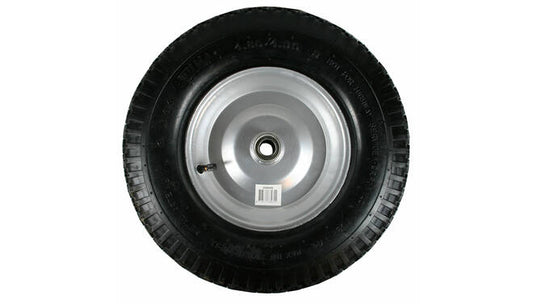 Wiel + band groot 4.00-8" stalen velg