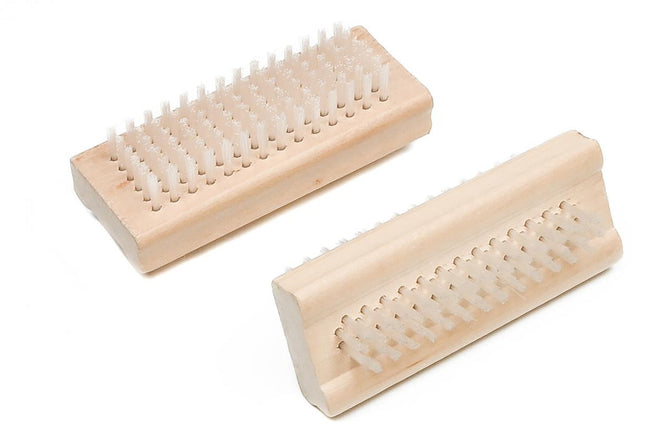 Nagelborstel 2 dlg hout – Voor uw nail art, manicure of pedicure