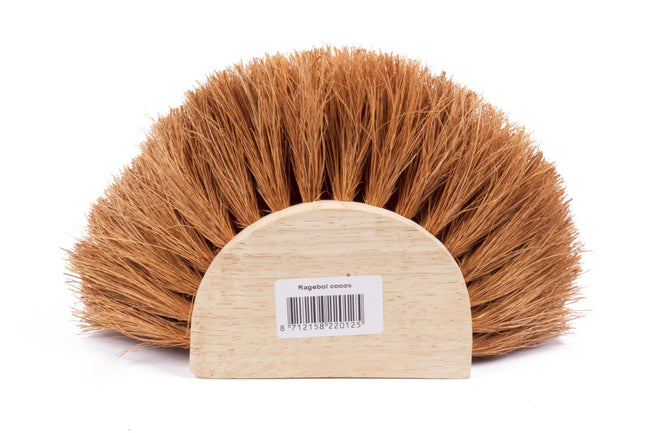 Ragebol cocos – Afmetingen borstel 22 x 10 x 13 cm., Inhoud Ragebol Cocos., 24 cm