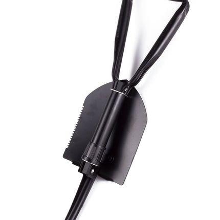 Schep opklapbaar multifunctioneel – Kleur zwart, Materiaal staal, Totale lengte 57,5 cm