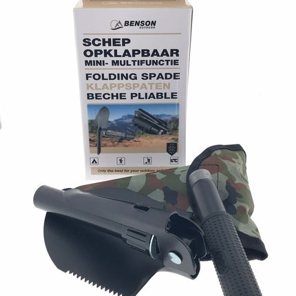 Schep opklapbaar mini multifunctioneel – 41cm, Compact