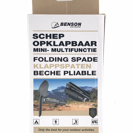 Schep opklapbaar mini multifunctioneel – 41cm, Compact